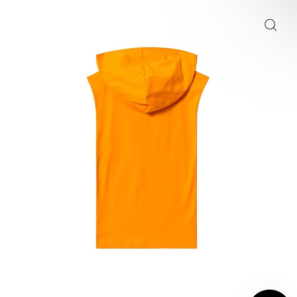 Kids Casual Orange Sleeveless Hoodie dress size 2 to 3 yr  Gardner and the Gang - Picture 3 of 6